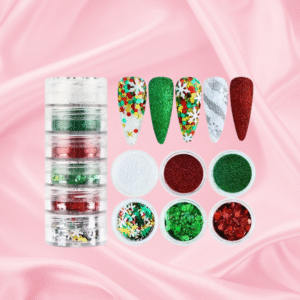 Conjunto 1 - Glitter de Natal