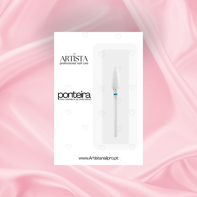 Ponteira Oval de Cerâmica